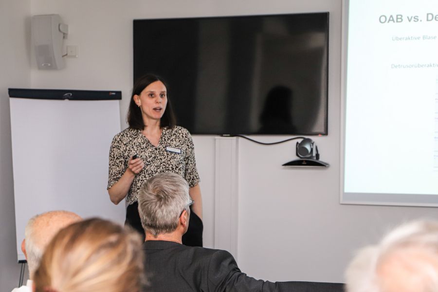 Dr. Jill Kriegeskorte - hier bei einem Vortrag im Juni - hält am 1. September einen Vortrag vor der Prostata-Selbsthilfegruppe Gronau